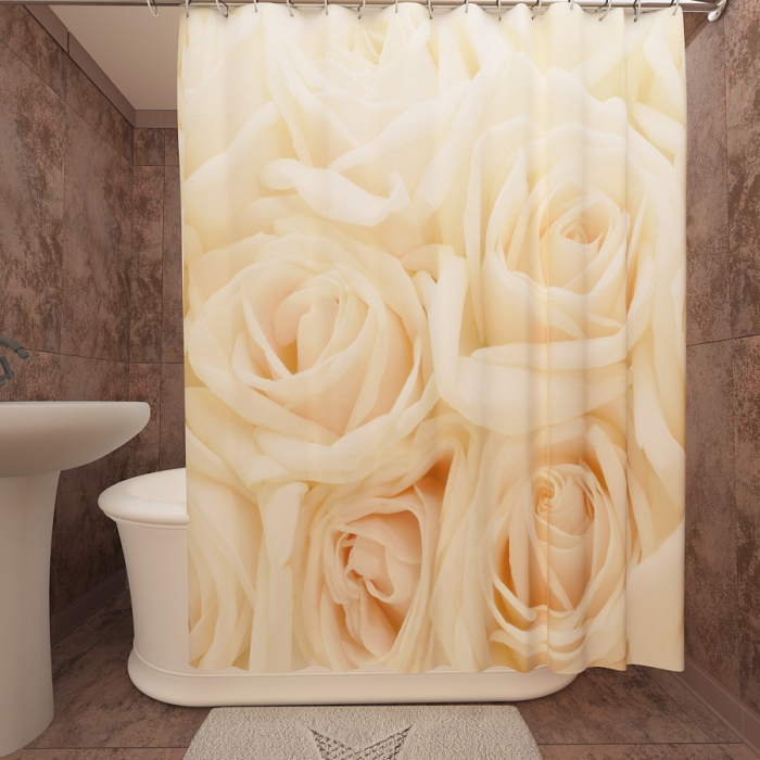 Большая распродажа «Розы белые 3, для ванной»
