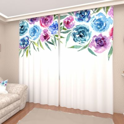 Акварельные пионы