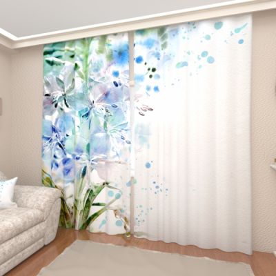 Голубые цветы