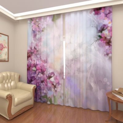 Акварельная сирень