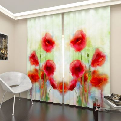 Акварельные маки