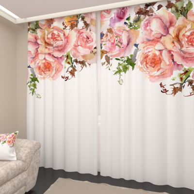 Акварельные розы 1