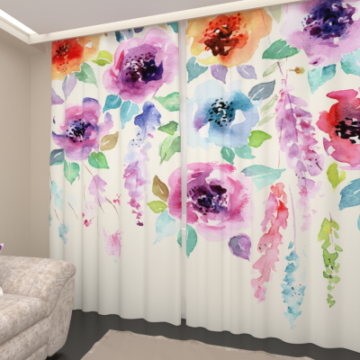 Акварельные цветы 2