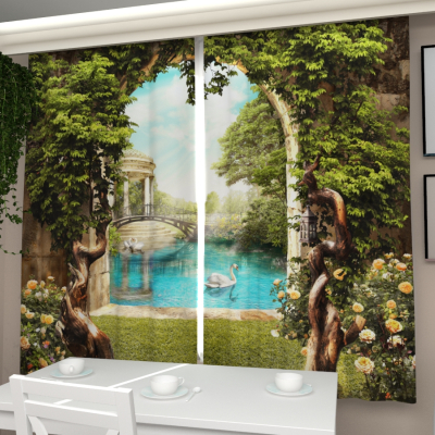 Арка в саду, Габардин