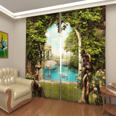 Арка в саду, Габардин