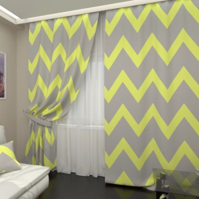 Желтые зигзаги