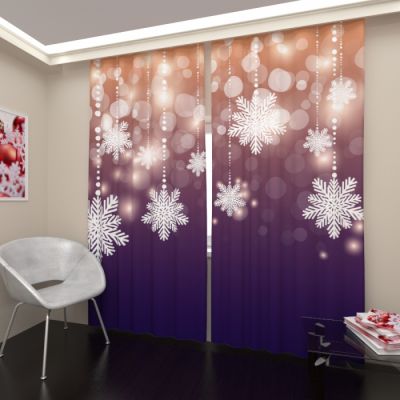 Гирлянда снежинок 3