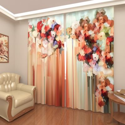 Живописная композиция цветов