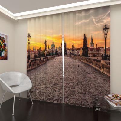 Карлов мост на закате