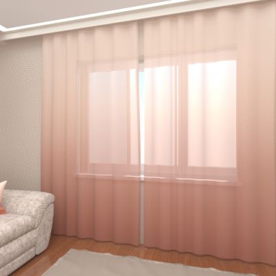 Коралловый омбре