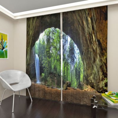 Лесной водопад