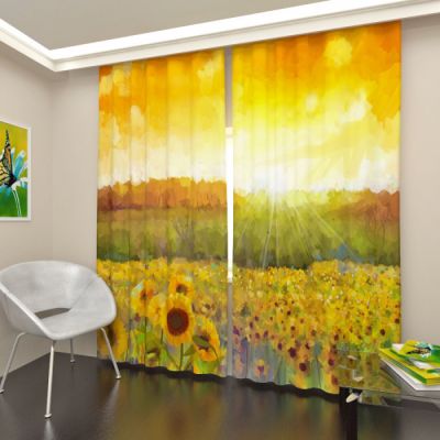 Поле подсолнухов