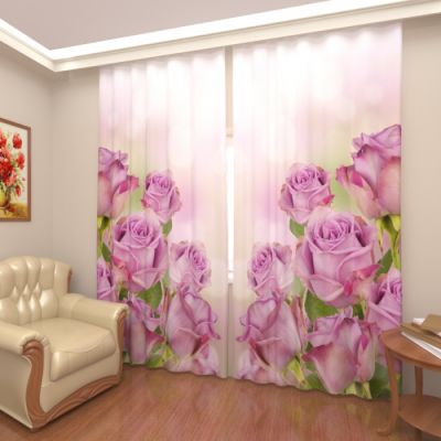 Розовые розы 2