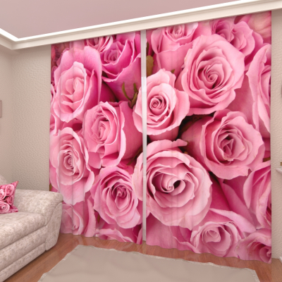 Розовые розы 3