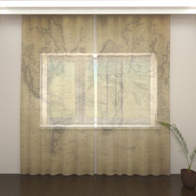 Старая карта мира