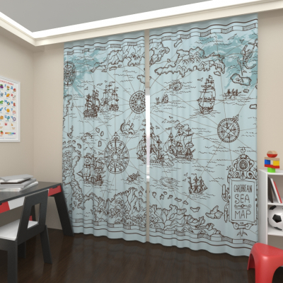 Старая синяя карта