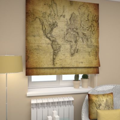 Р Старая карта мира