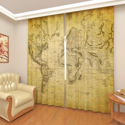 Старая карта мира