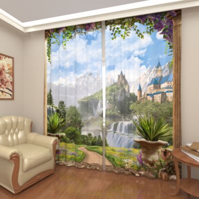 Вид на водопад