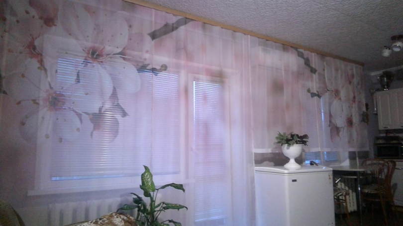 Фототюль днем