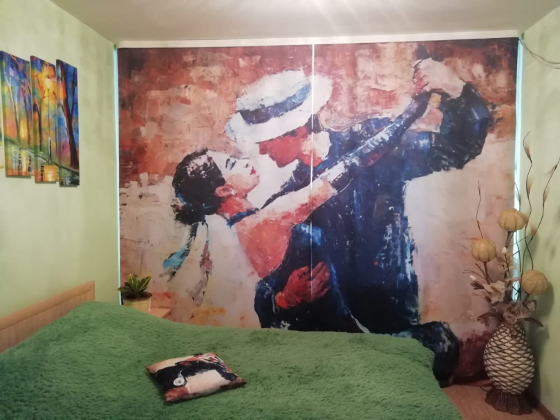 Фотошторы "Танго" Блэкаут