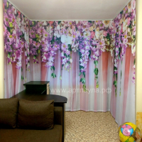 Фотошторы из габардина